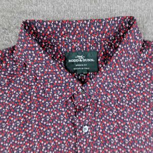 Rodd Gunn Shirt Mens 3XL Sports Fit Floral Long Sleeve Button Up Cotton Casual